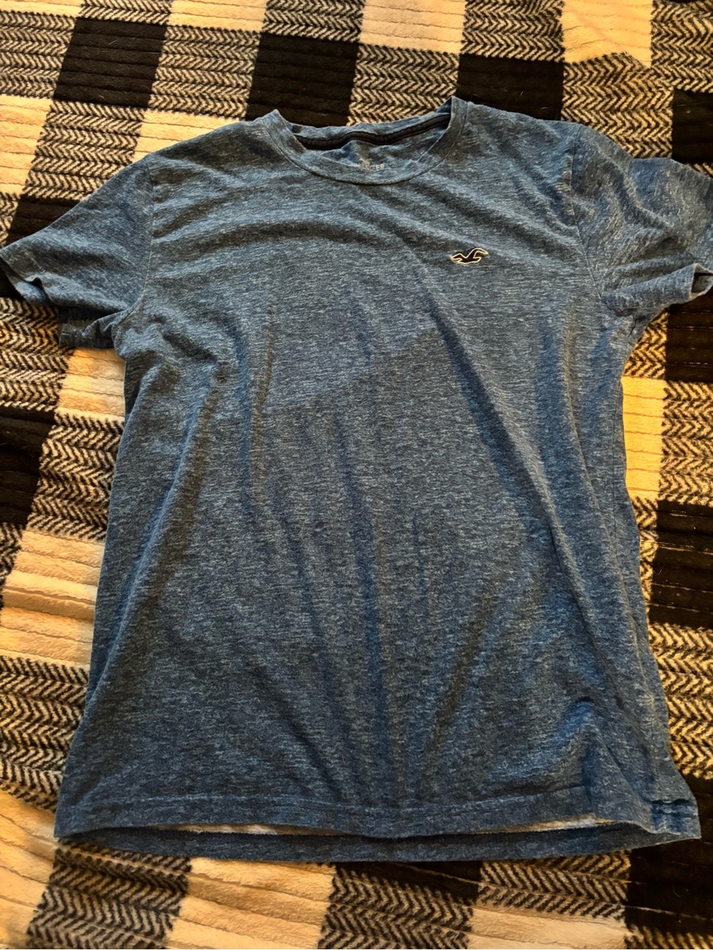 Boys large blue Hollister tshirt